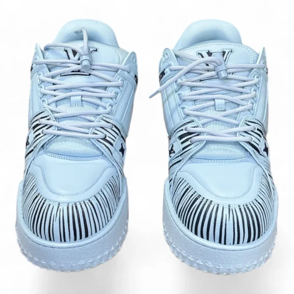 LOUIS VUITTON trainer blue and white