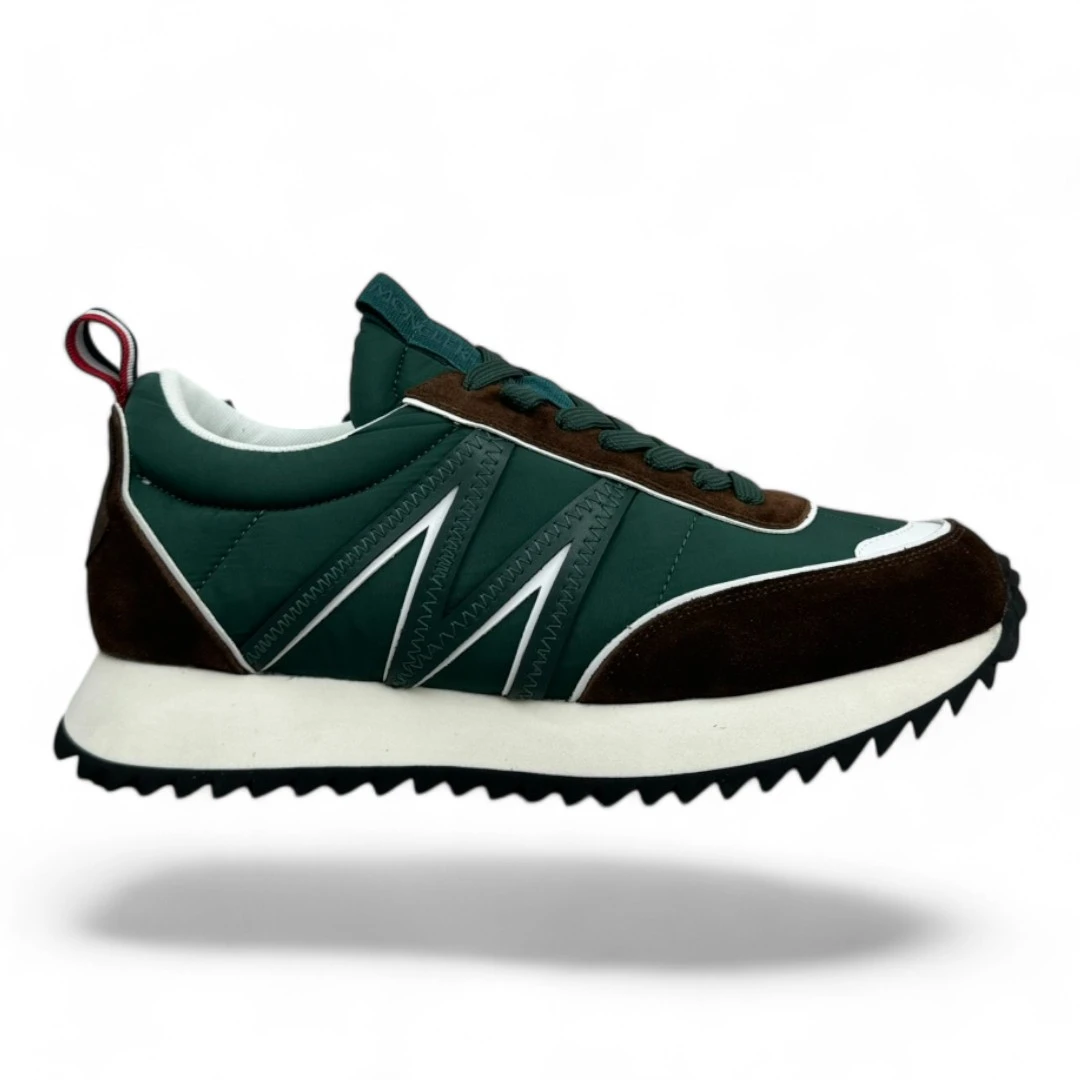 MONCLER trailgrip green and brown