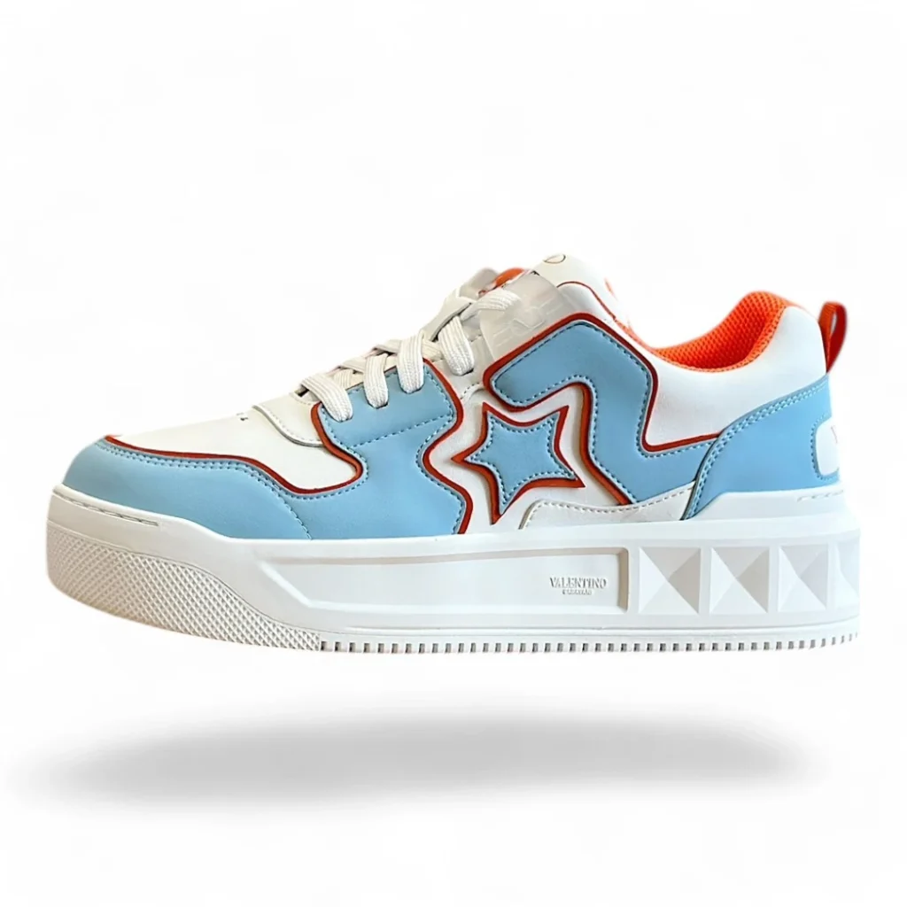 VALENTINO garavani vl7n white, blue, and orange