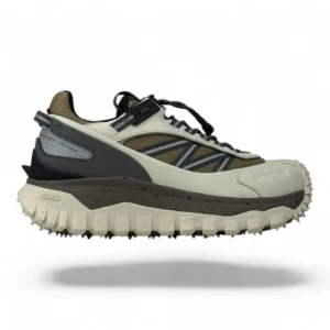 MONCLER trailgrip gtx khaki and gray