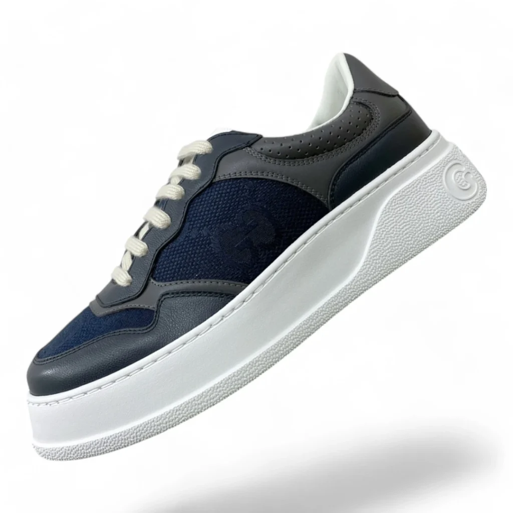 GUCCI tennis 1977 navy and grey