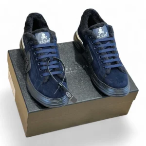 PHILIPP PLEIN phantom kick$ fur blue