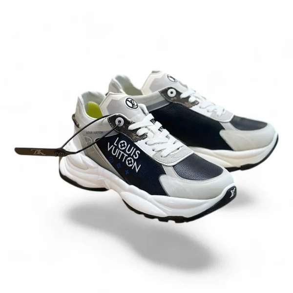 LOUIS VUITTON runaway pulse sneaker navy and white