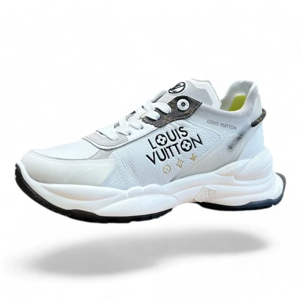 LOUIS VUITTON runaway pulse sneaker white and silver