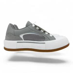 ALEXANDER MCQUEEN court sneaker grey and white