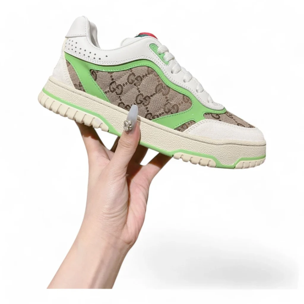 GUCCI screener beige and green