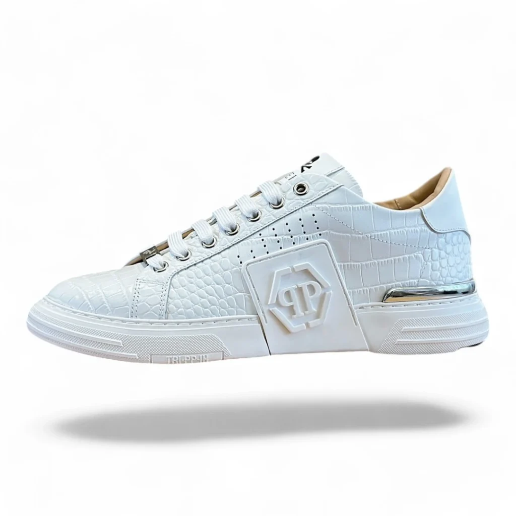 PHILIPP PLEIN phantom kick$ croco white
