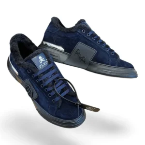 PHILIPP PLEIN phantom kick$ fur blue