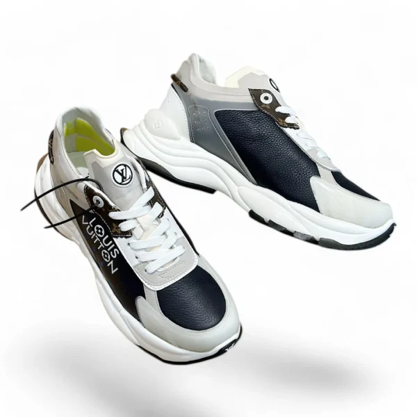 LOUIS VUITTON runaway pulse sneaker navy and white