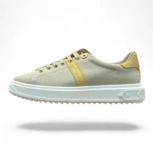 LOUIS VUITTON time out sneaker beige and yellow