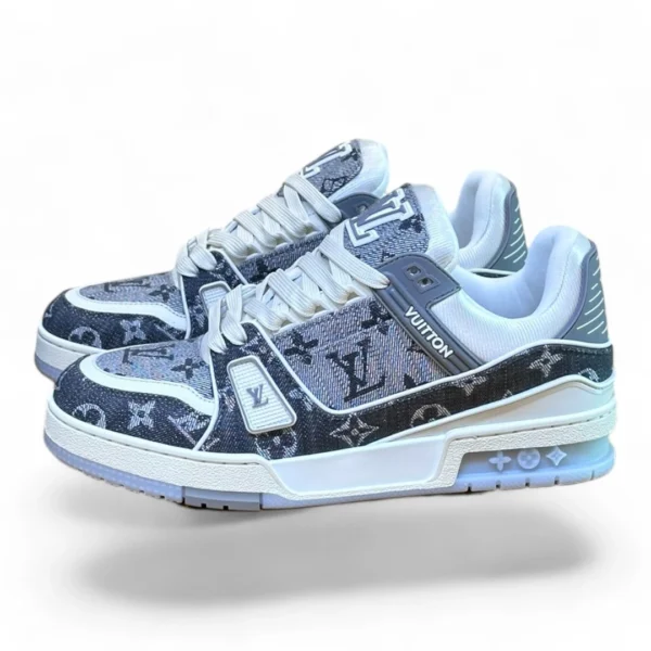 LOUIS VUITTON trainer denim blue