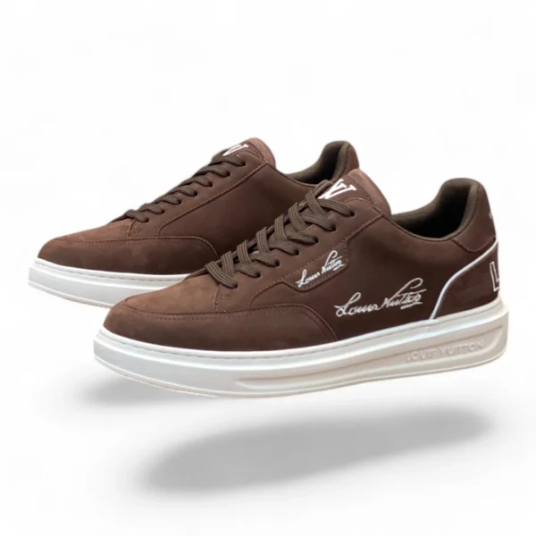 LOUIS VUITTON signature sneaker brown