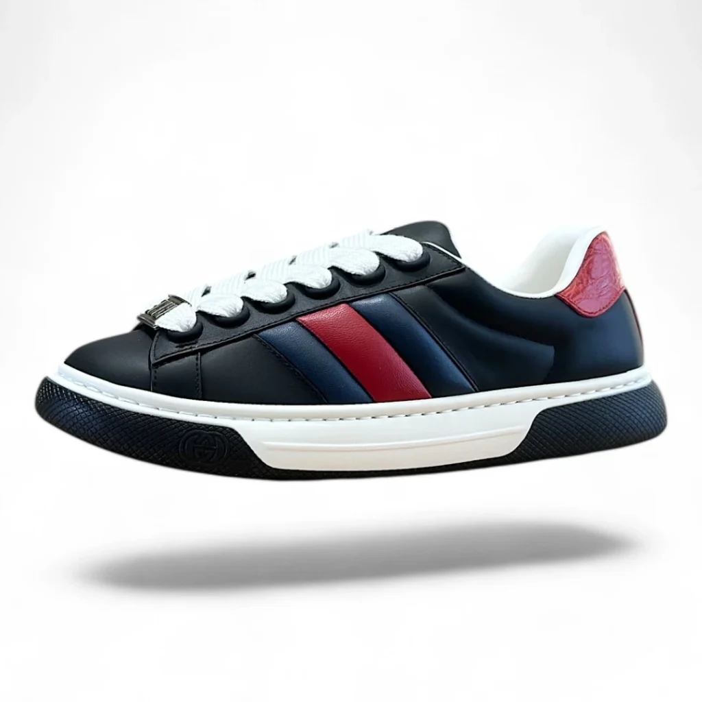 GUCCI ace black and red