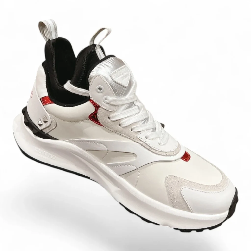 VALENTINO garavani gumboy sneaker white and red