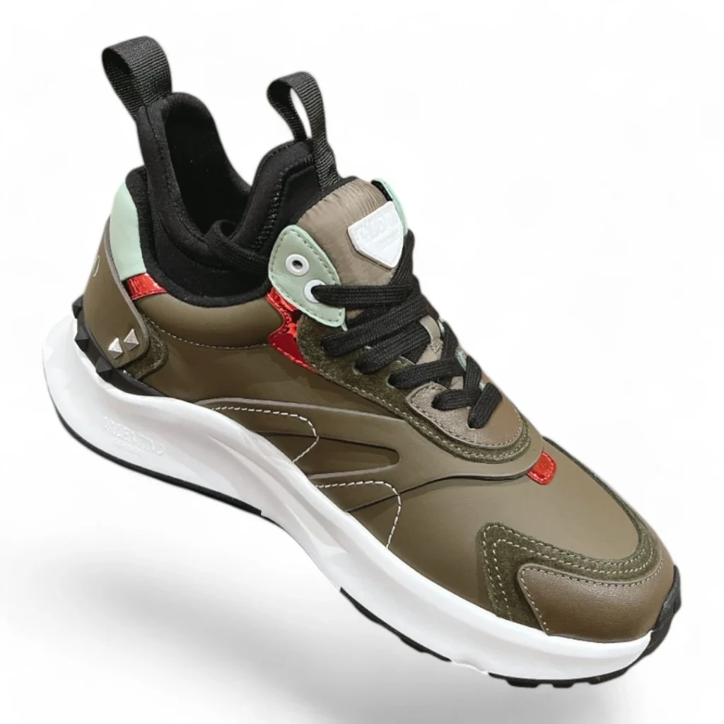 VALENTINO garavani gumboy sneaker green and red
