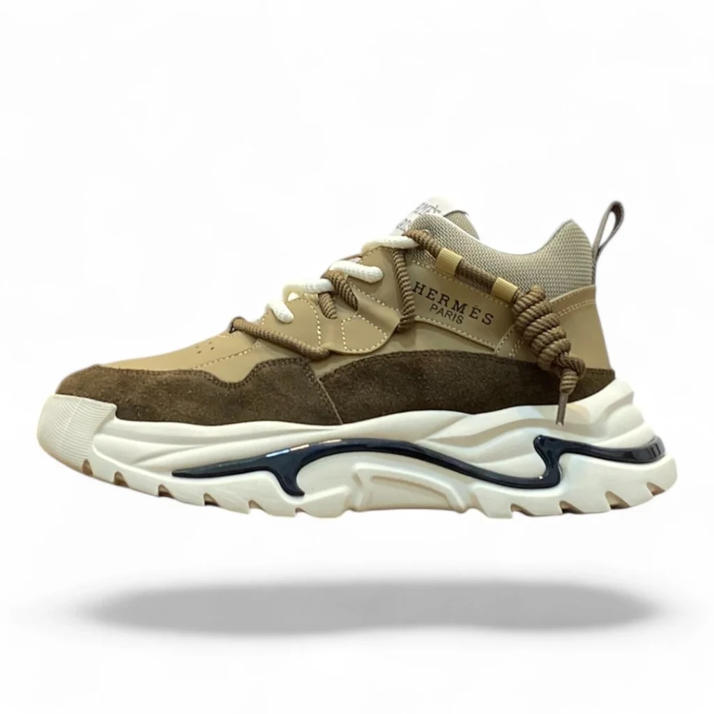 HERMÈS bounce beige and olive