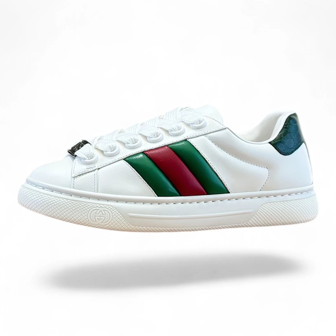 GUCCI ace white and green