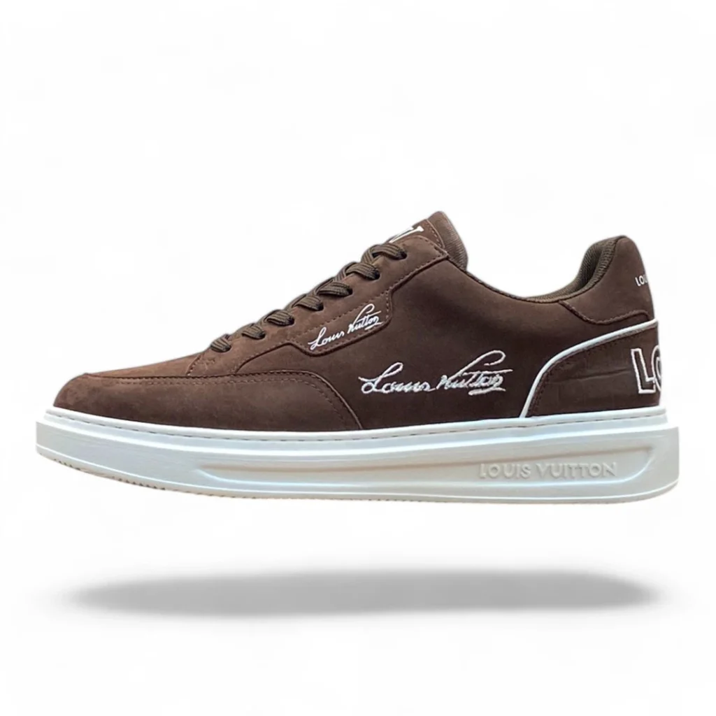 LOUIS VUITTON signature sneaker brown