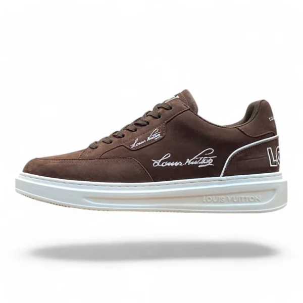 LOUIS VUITTON signature sneaker brown