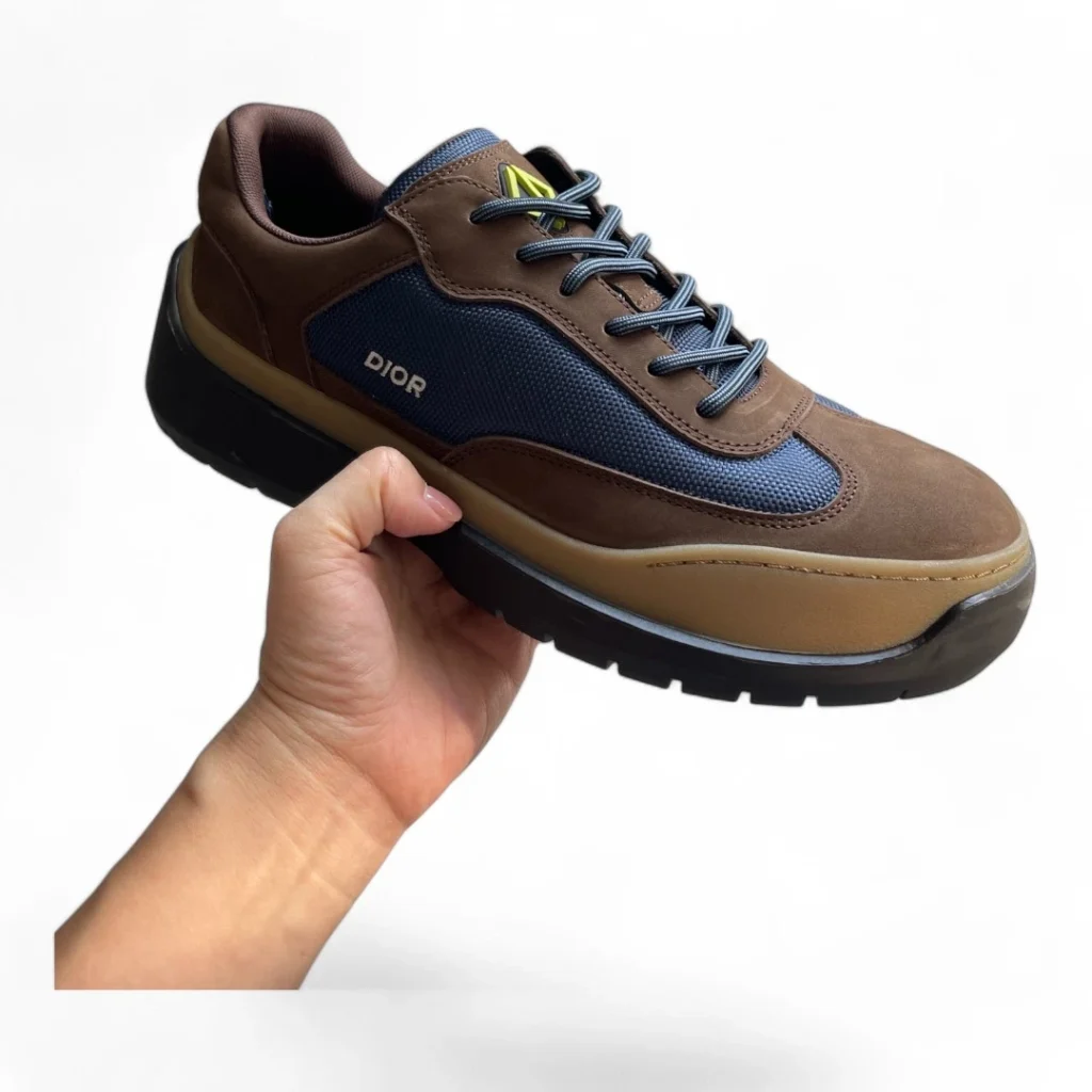 DIOR b31 sneaker brown and navy