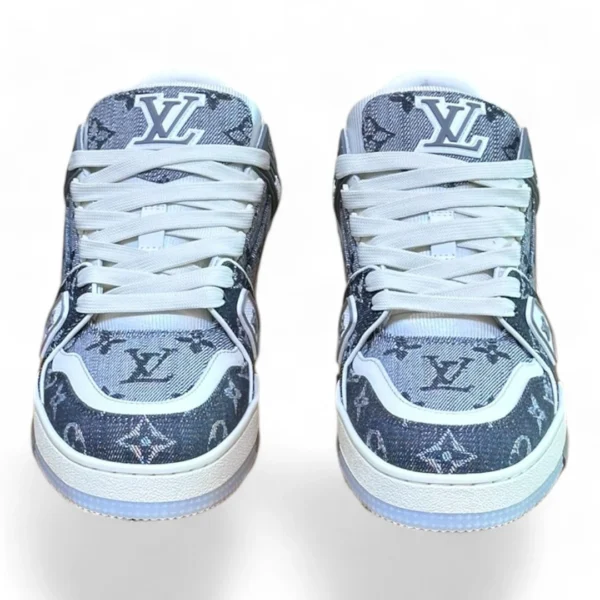 LOUIS VUITTON trainer denim blue