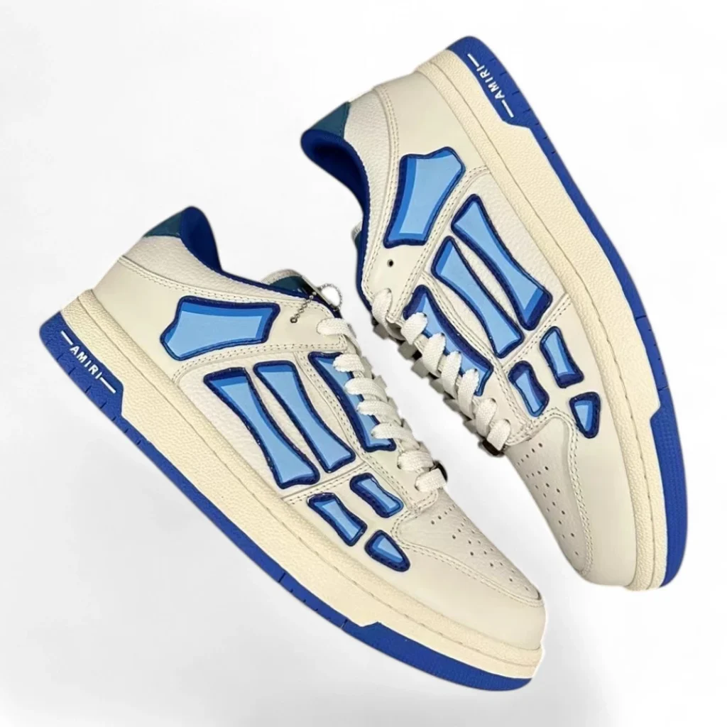 AMIRI ma-1 low white and blue