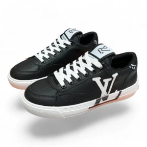 LOUIS VUITTON time out sneaker black and white