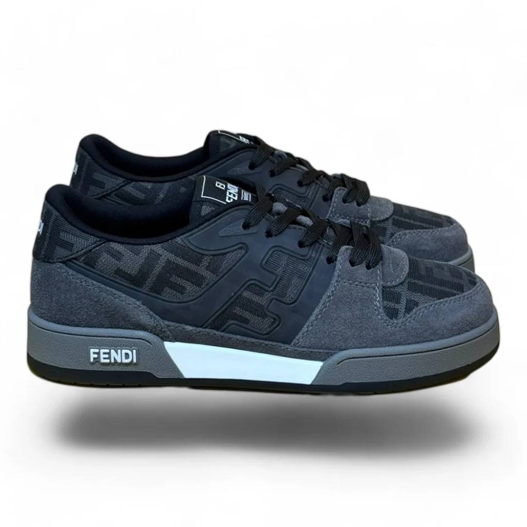 FENDI flow low-top black and grey
