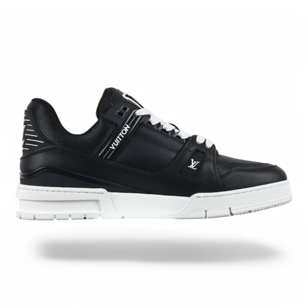LOUIS VUITTON lv trainer black and white