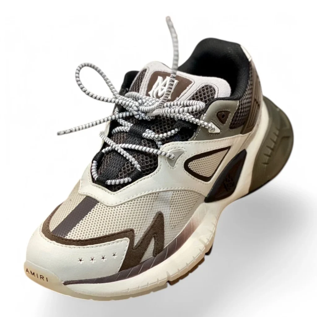 AMIRI ma runner brown and white