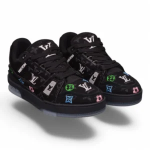 LOUIS VUITTON lv trainer black and multicolor