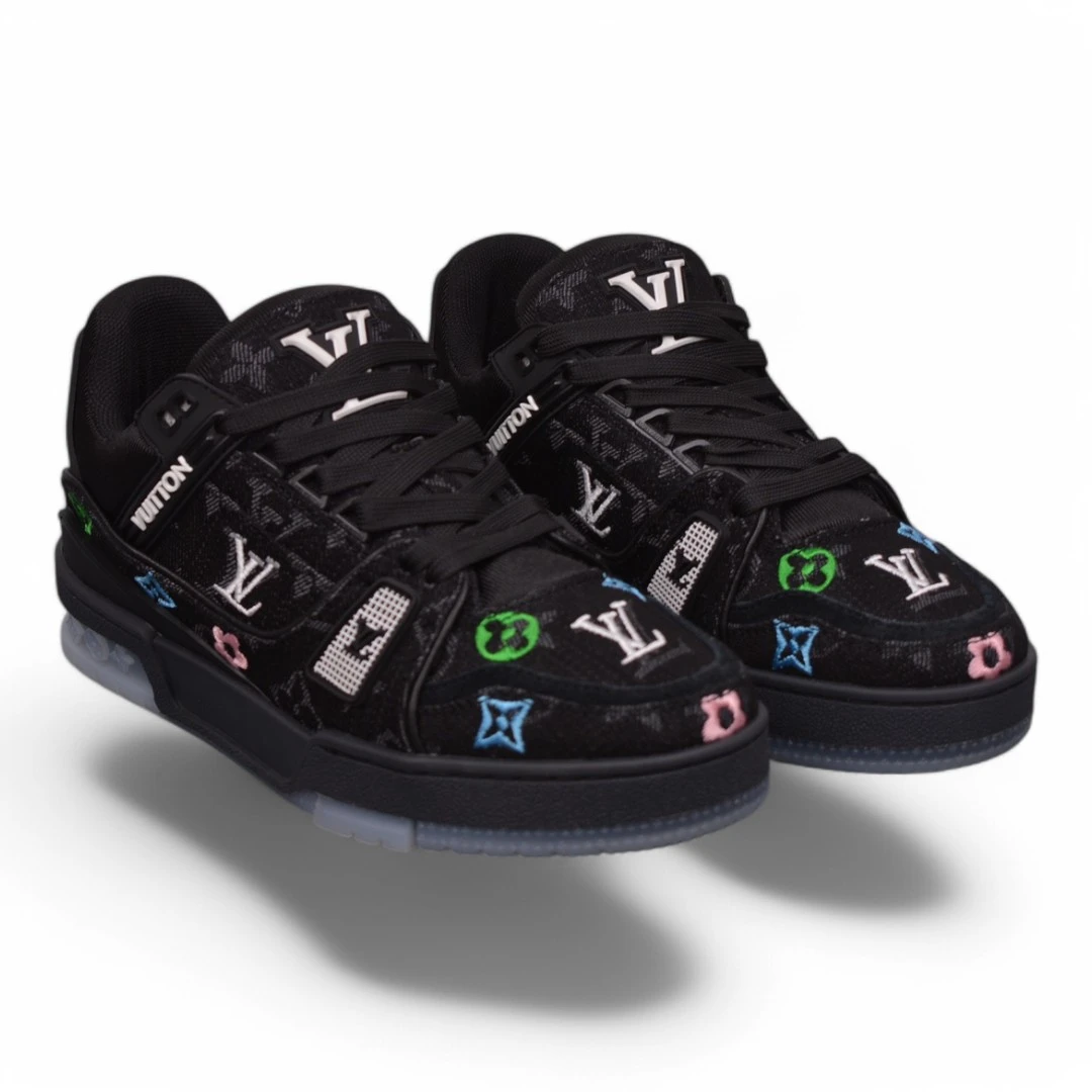LOUIS VUITTON lv trainer black and multicolor