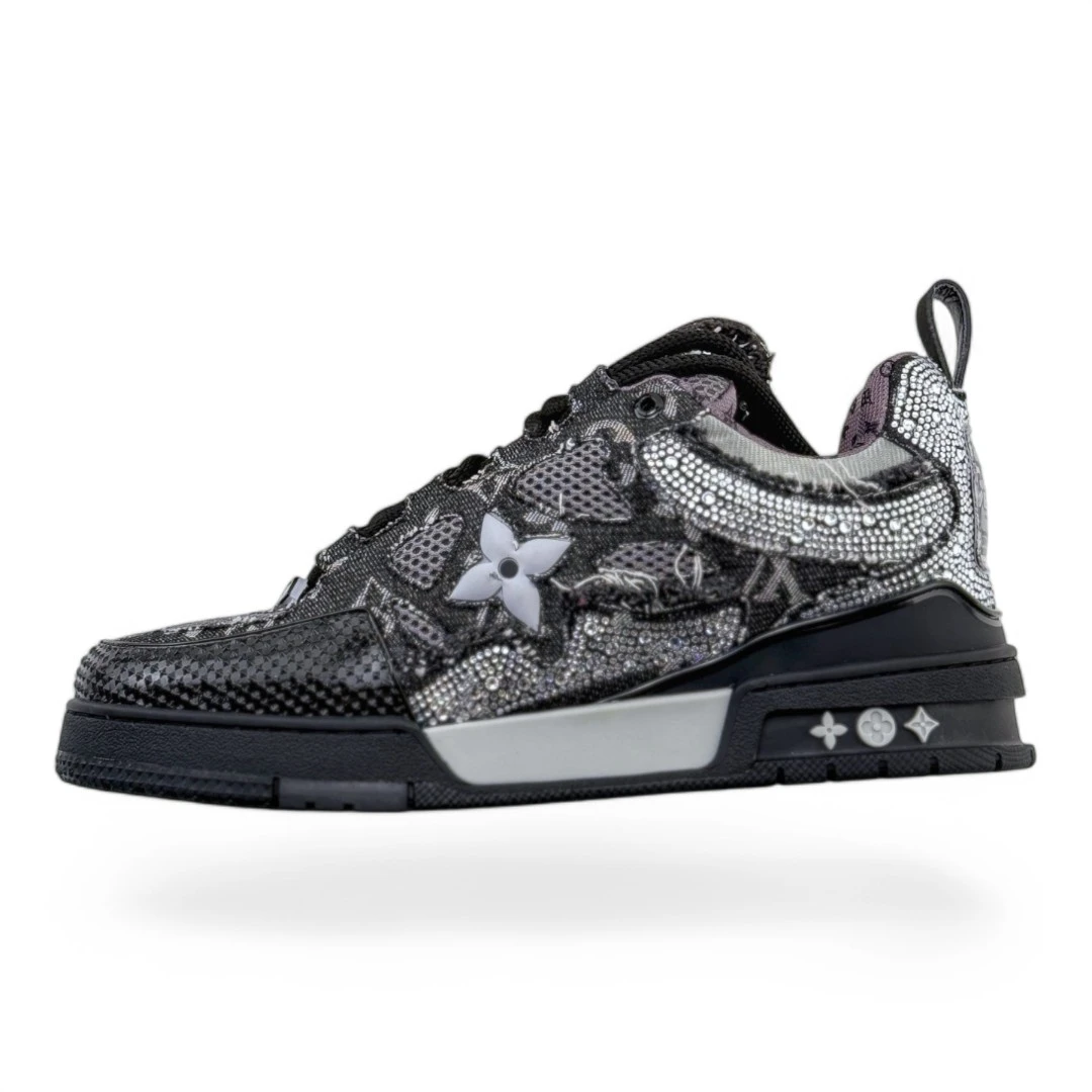 LOUIS VUITTON lv trainer sparkle black