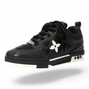 LOUIS VUITTON lv trainer mesh black and white