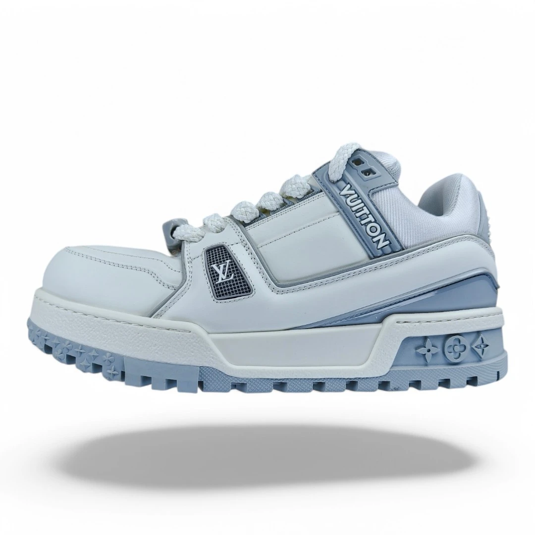 LOUIS VUITTON lv trainer maxi grey and white