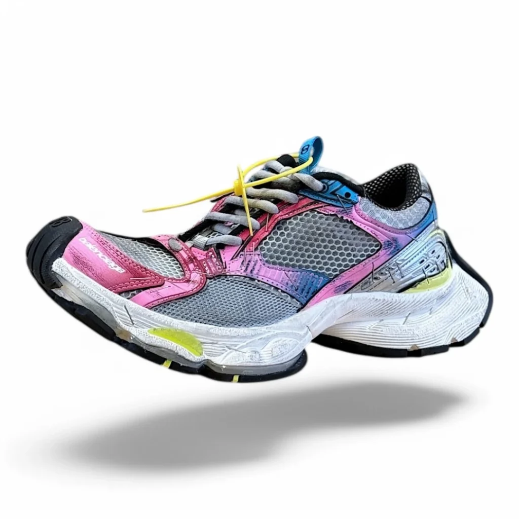 BALENCIAGA runner pink and blue
