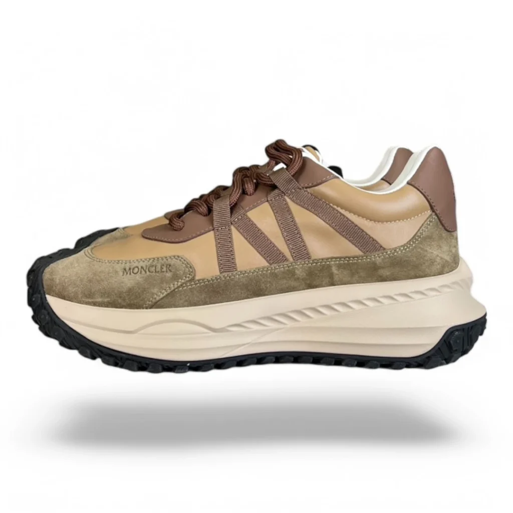 MONCLER trailgrip lite 2 brown and olive