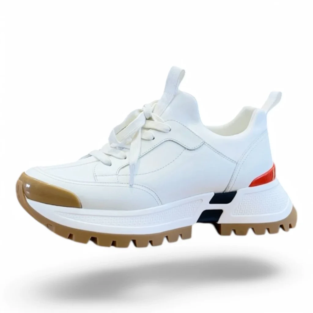 HERMÈS bounce sneaker white and gum