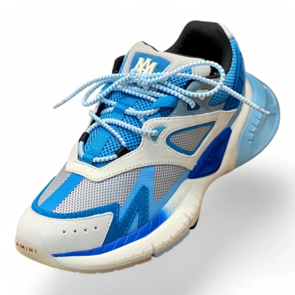 AMIRI ma runner blue and white