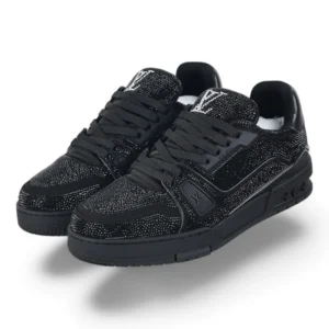 LOUIS VUITTON lv trainer strass black