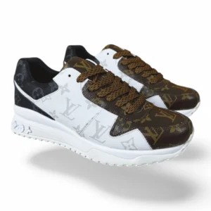 LOUIS VUITTON runaway pulse sneaker brown and white