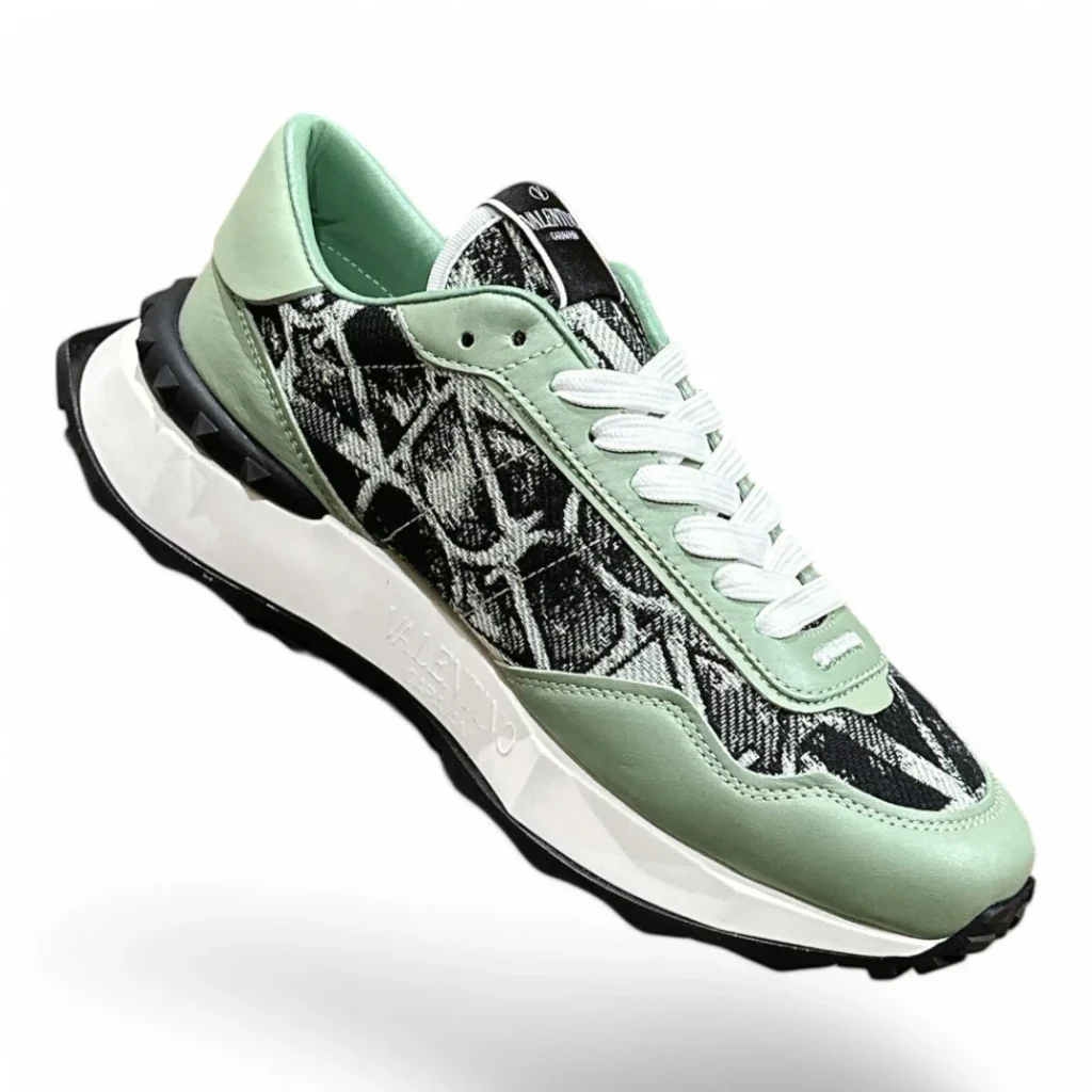 VALENTINO garavani vl7n sneaker green and black