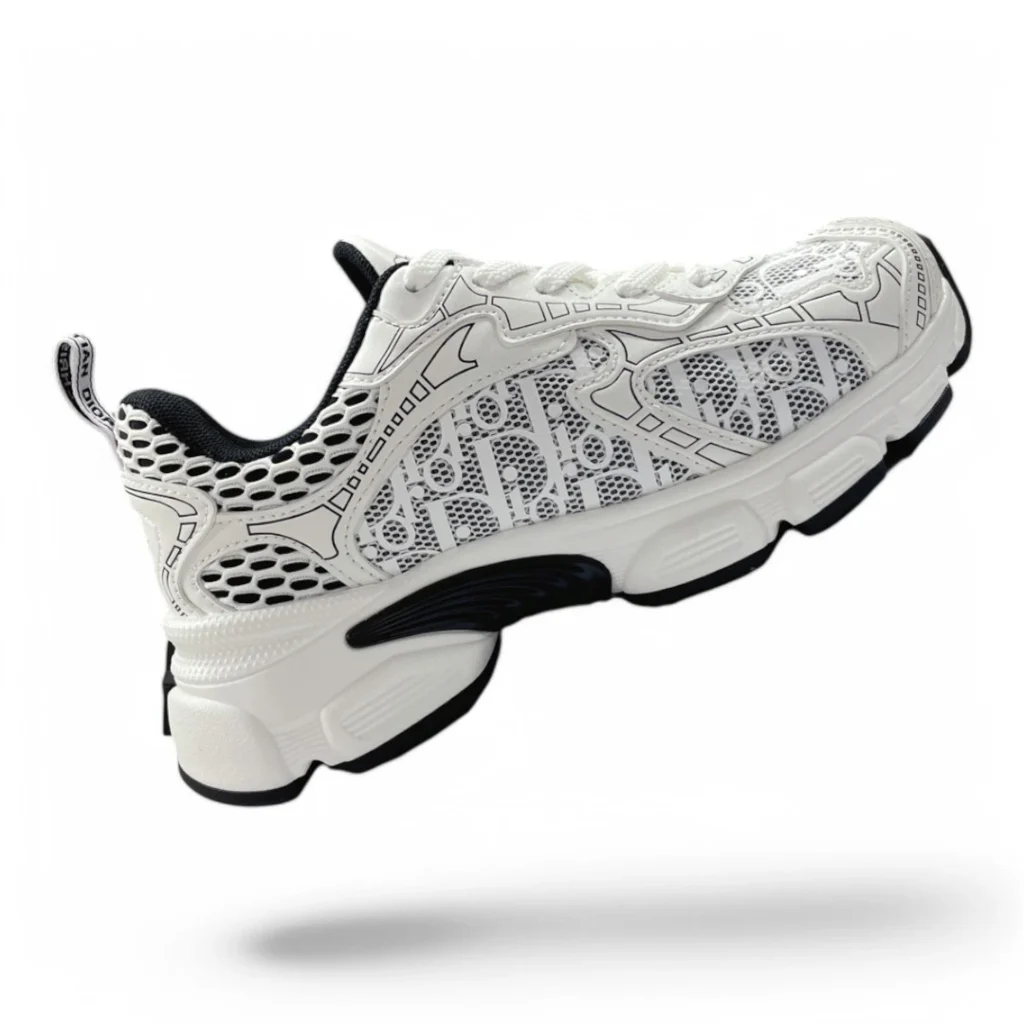 DIOR b22 runner white and black