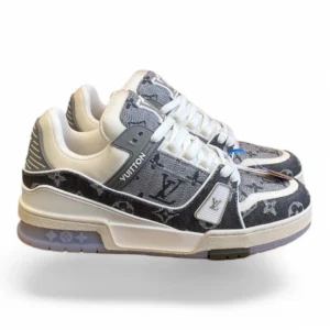 LOUIS VUITTON lv trainer denim grey