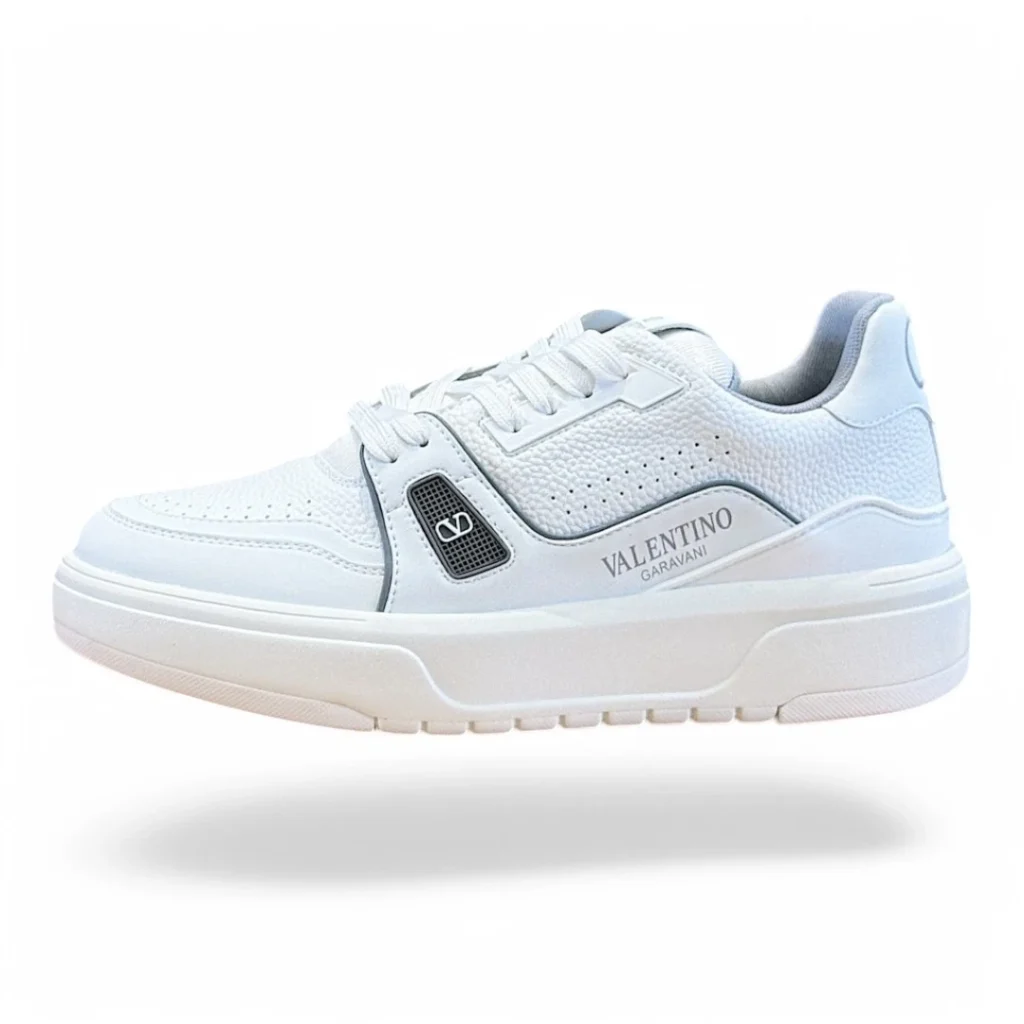 VALENTINO one stud white and grey