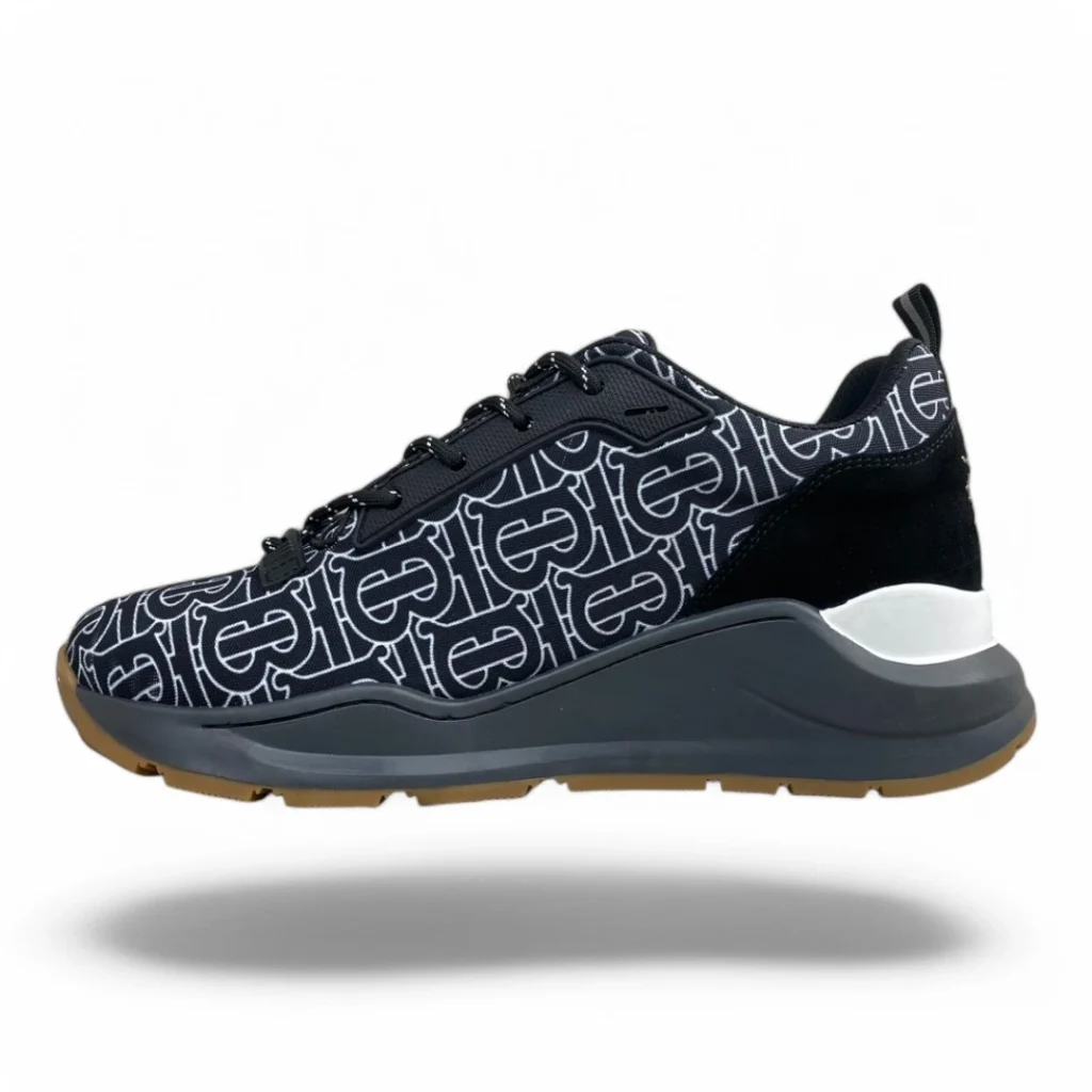 BURBERRY arthur sneaker black and white