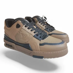 LOUIS VUITTON lv trainer brown and black