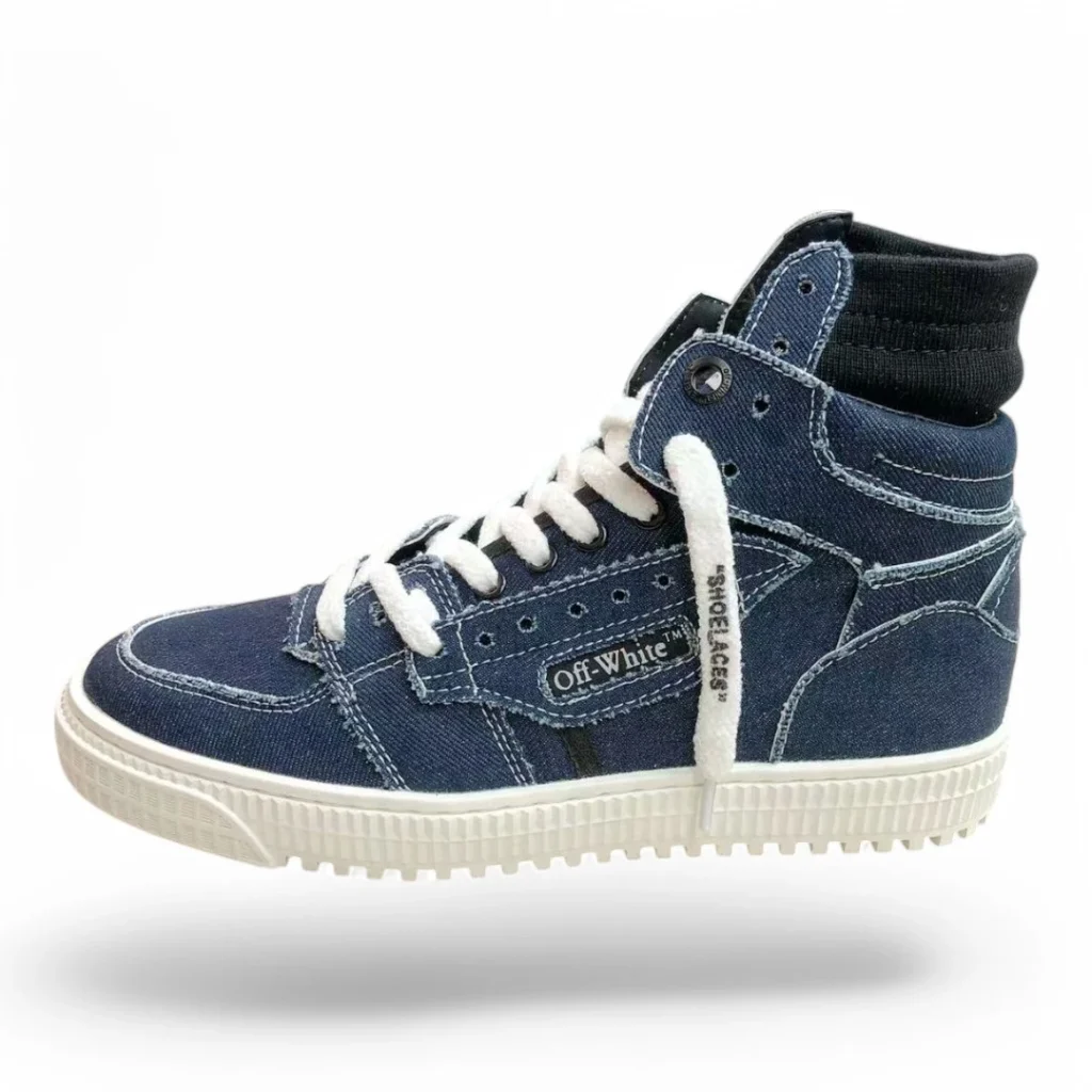 OFF-WHITE out of office high denim blue