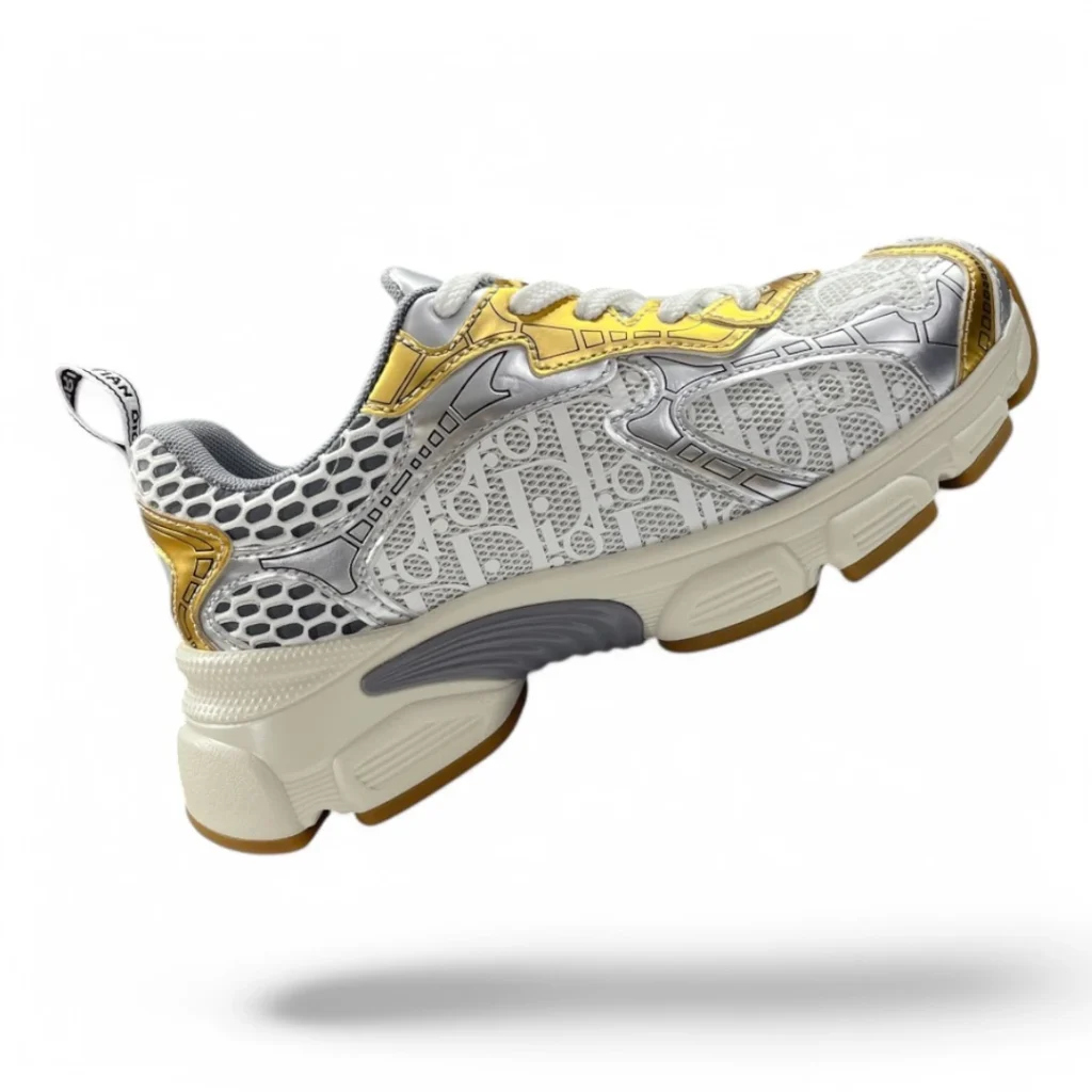 DIOR b22 runner white and yellow