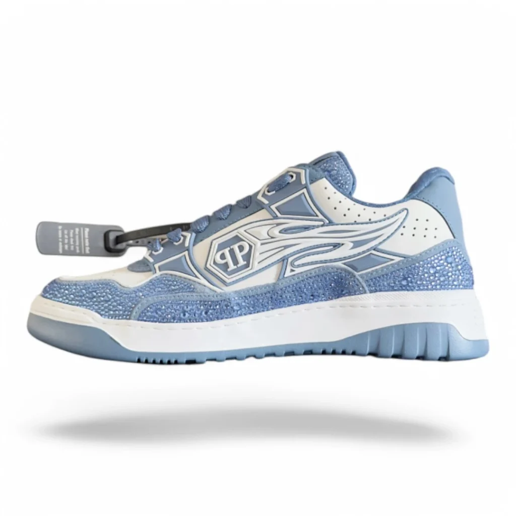 PHILIPP PLEIN phantom kick$ blue and white
